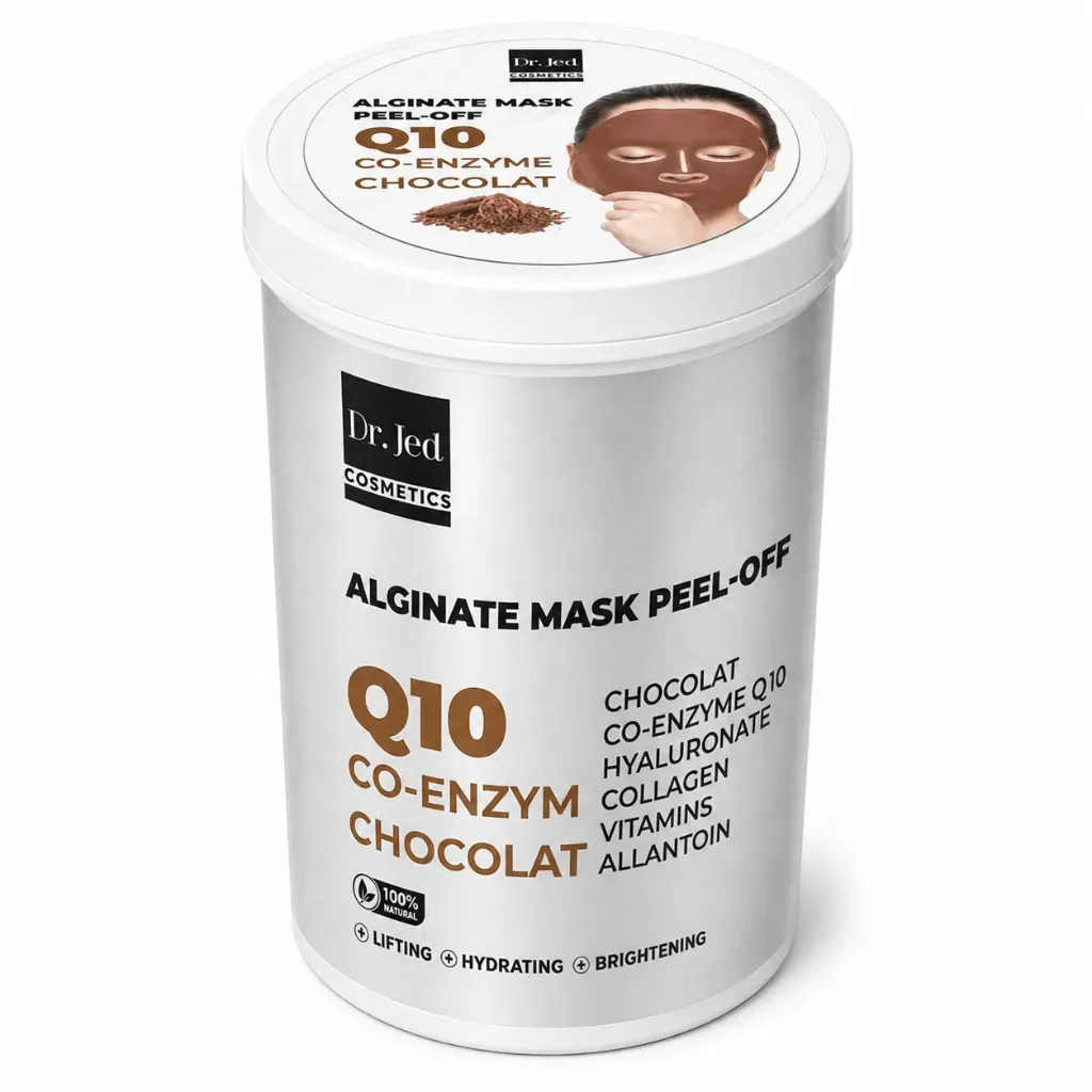 [Q10 Chocolat] Dr. Jed Q10 Chocolat – Masque Peel-Off à l’Alginate, Coenzyme Q10 et Collagène 450 g